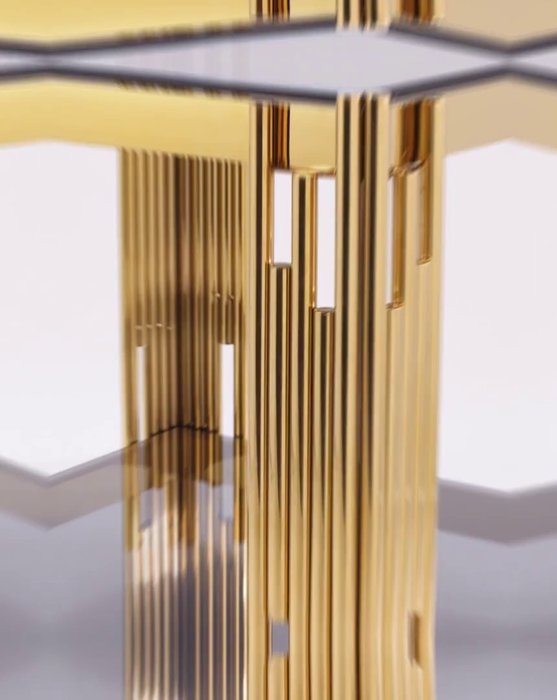 Журнальный столик Гэтсби с каркасом золотого цвета - лучшие Журнальные столики в INMYROOM Журнальный столик Гэтсби с каркасом золотого цвета - лучшие Журнальные столики в INMYROOM