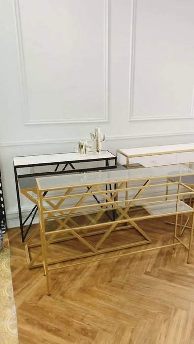 Консоль с черной мраморной столешницей - лучшие Консоли в INMYROOM Консоль с черной мраморной столешницей - лучшие Консоли в INMYROOM