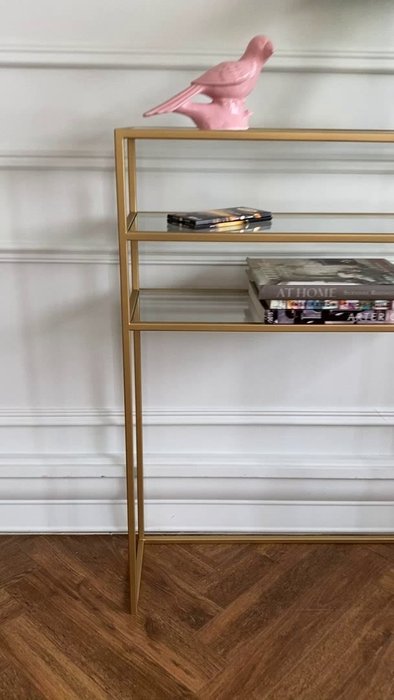 Консоль Галла золотого цвета - лучшие Консоли в INMYROOM