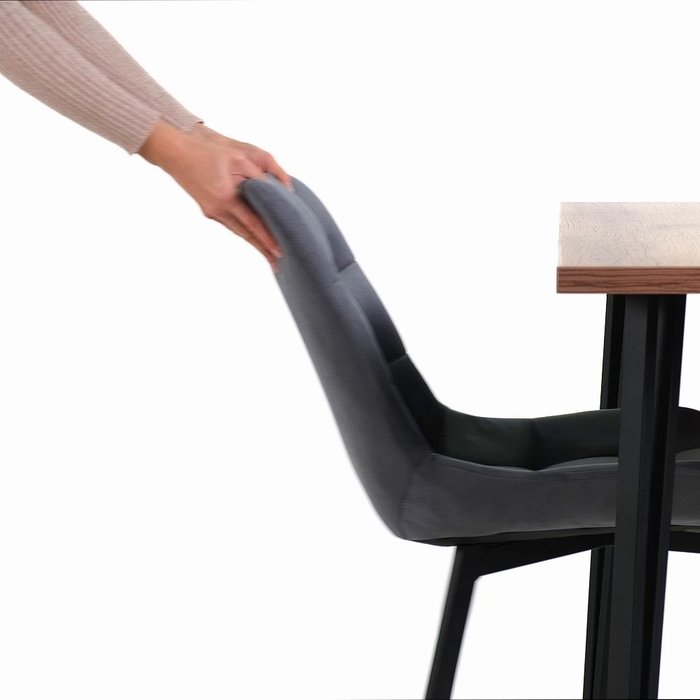 Комплект из четырех обеденный стульев Стронг цвета латте - лучшие Обеденные стулья в INMYROOM Комплект из четырех обеденный стульев Стронг цвета латте - лучшие Обеденные стулья в INMYROOM