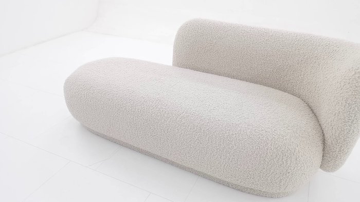 Кушетка-диван Lucca светло-зеленого цвета правая - лучшие Кушетки в INMYROOM