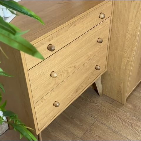 Комод Wood бежевого цвета - лучшие Комоды в INMYROOM Комод Wood бежевого цвета - лучшие Комоды в INMYROOM