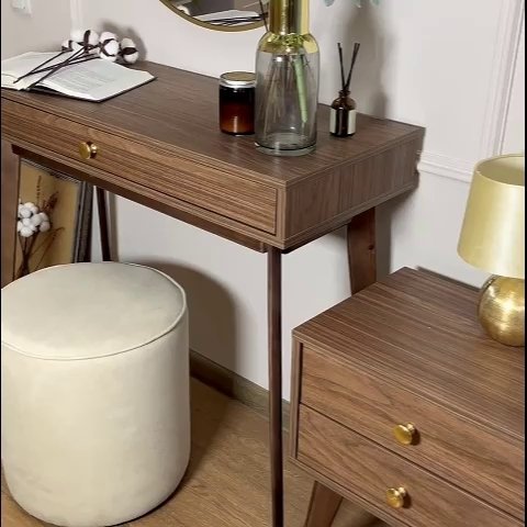 Туалетный столик Дарк коричневого цвета - лучшие Туалетные столики в INMYROOM Туалетный столик Дарк коричневого цвета - лучшие Туалетные столики в INMYROOM