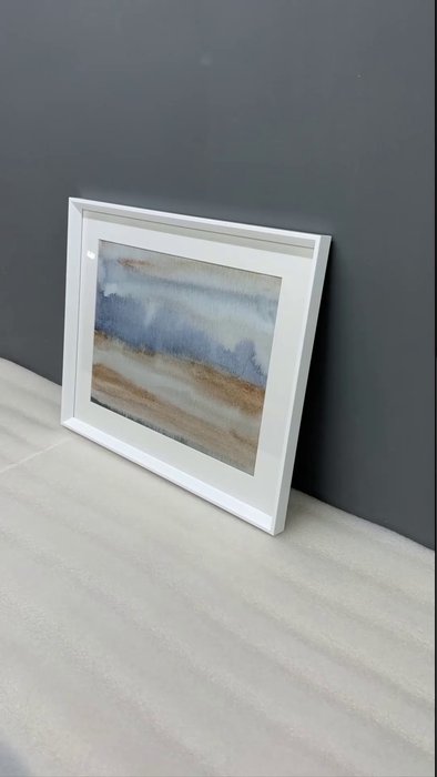 Репродукция картины в раме Field and forest in late autumn - лучшие Картины в INMYROOM