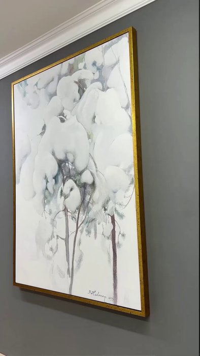 Репродукция картины на холсте Snow-Covered Pine Saplings, 1899г. - лучшие Картины в INMYROOM Репродукция картины на холсте Snow-Covered Pine Saplings, 1899г. - лучшие Картины в INMYROOM