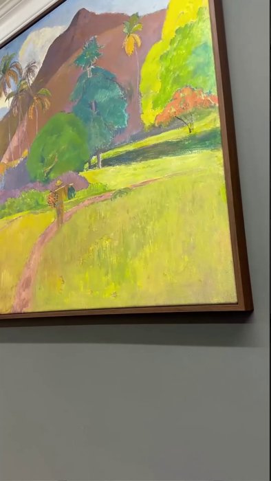 Репродукция картины Tahitian Landscape 1891 г. - лучшие Картины в INMYROOM Репродукция картины Tahitian Landscape 1891 г. - лучшие Картины в INMYROOM