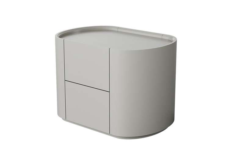 Тумба прикроватная Lagom 2 серо-бежевого цвета