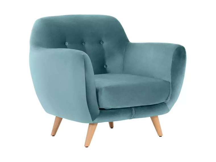 Кресло Loa голубого цвета