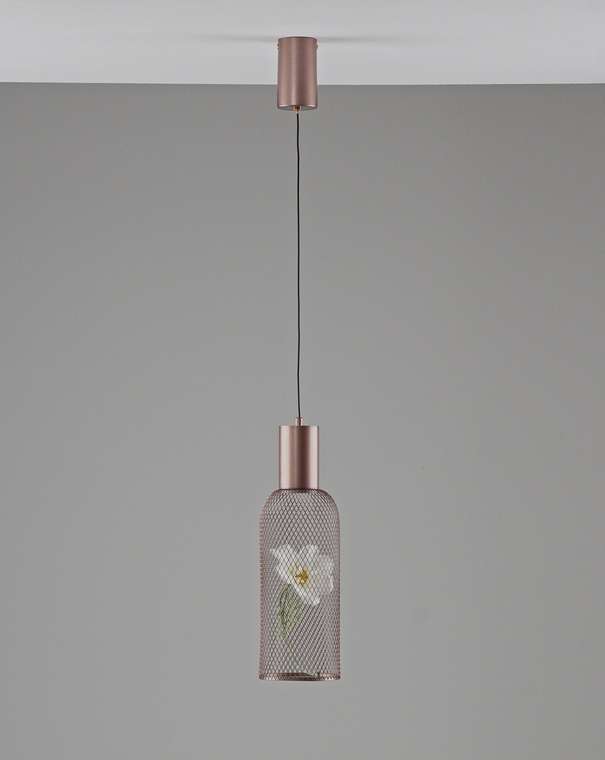 Светильник подвесной светодиодный Ophelia V11870-PL розового цвета