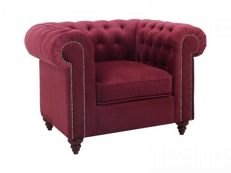 Кресло Chester Classic бордового цвета 