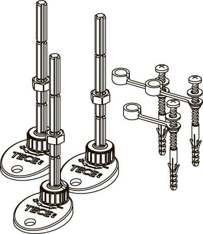 Опоры для душевых лотков Drainprofile