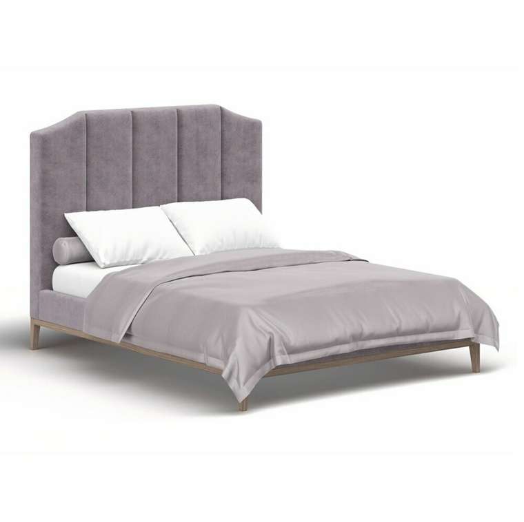 Кровать Stacey 140х200 фиолетового цвета