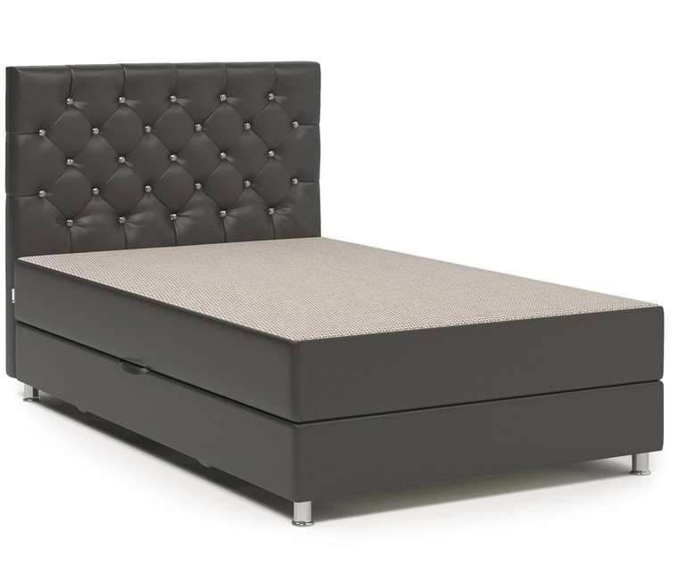 Кровать тахта Шармэль Люкс 140х198 бежево-коричневого цвета с подъемным механизмом