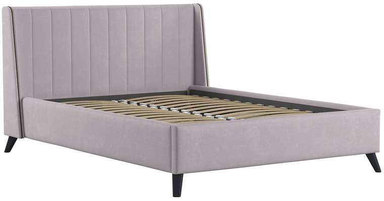 Кровать Виола 160х200 розового цвета с подъемным механизмом и дном
