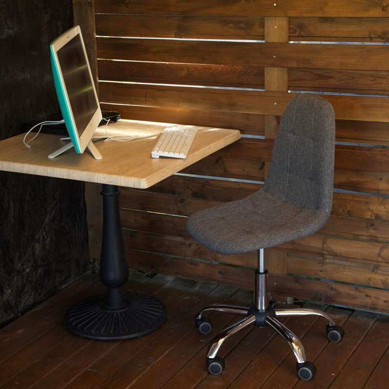 Офисное кресло Пуффи цвета графит