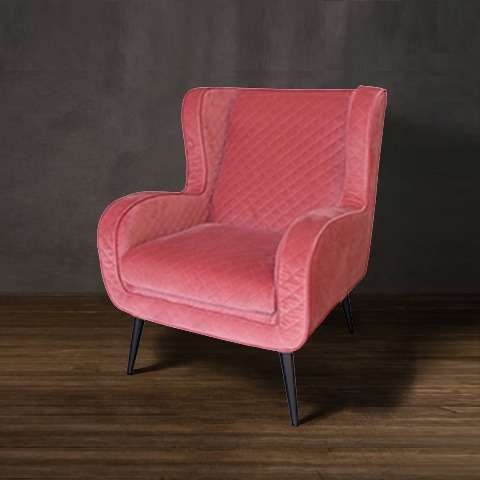  Кресло "Мимоза" розовое