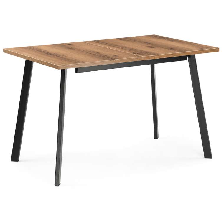 Раздвижной обеденный стол Колон Лофт темно-коричневого цвета