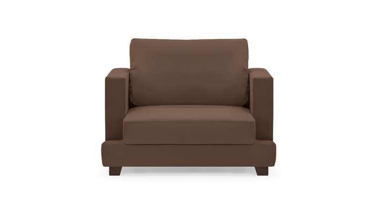 Кресло Плимут коричневого цвета