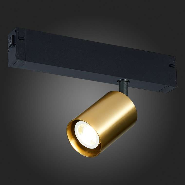 Св-к трек. Золотистый GU10 1*50W  IP20 L82xW70xH172 180-240V Без ламп SKYLINE 220