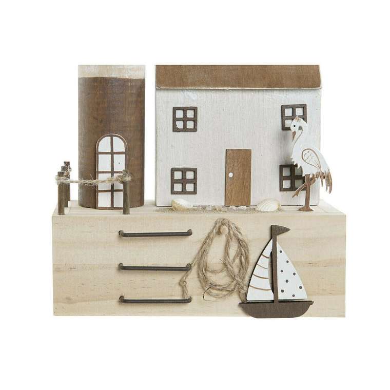 Декоративная фигура Синий Красный Разноцветный 17 x 8,5 x 30 cm (2 штук)