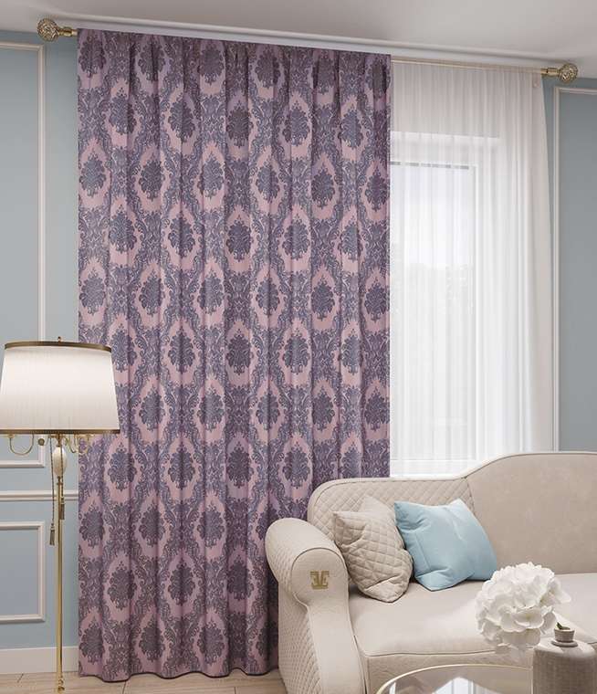 портьера Классика 150х260 брусника