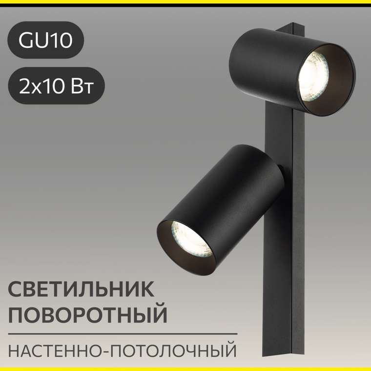 Citilux AXEL CL512521 Спот поворотный двойной Чёрный