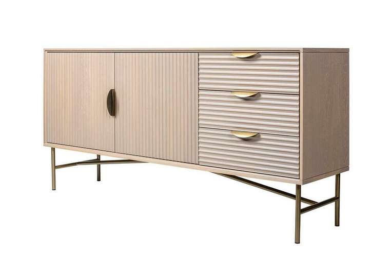Комод Haines бежевого цвета