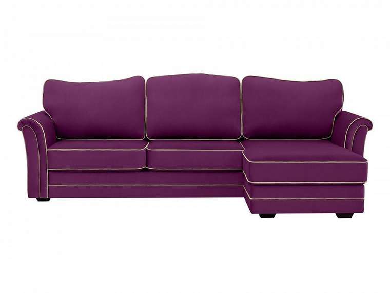 Угловой диван-кровать Sydney пурпурного цвета 