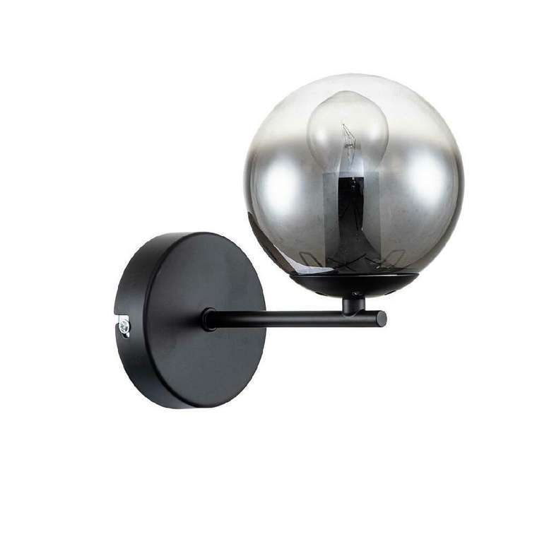 Бра Balance 1119/1A Black (стекло, цвет дымчатый)
