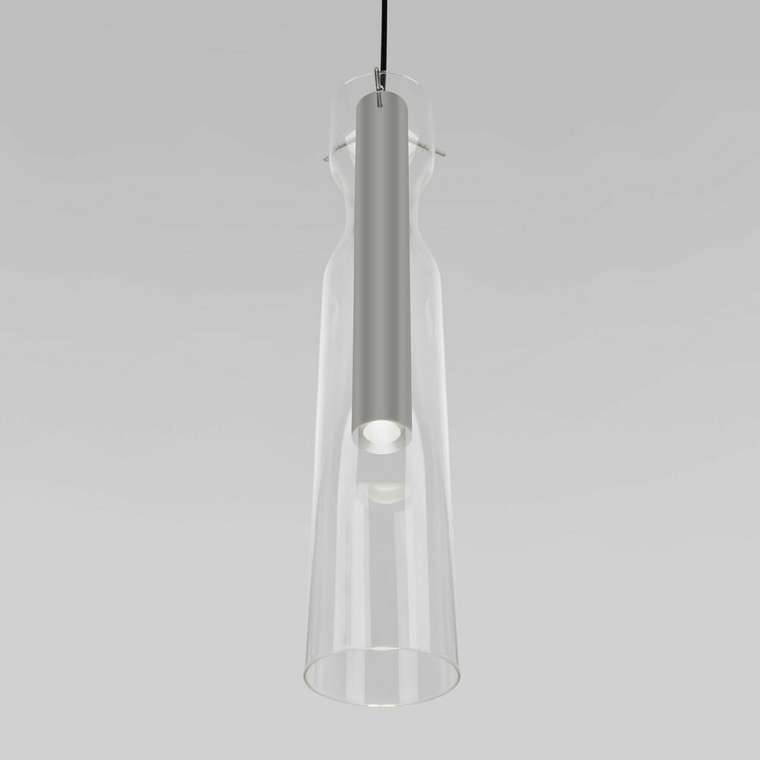 Подвесной светильник LED со стеклянным плафоном 50253/1 LED графит Swan