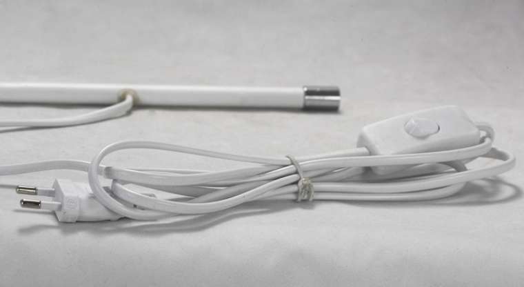 Изогнутый торшер на треноге со столиком IP21 Lussole LGO Wrangell LSP-0522