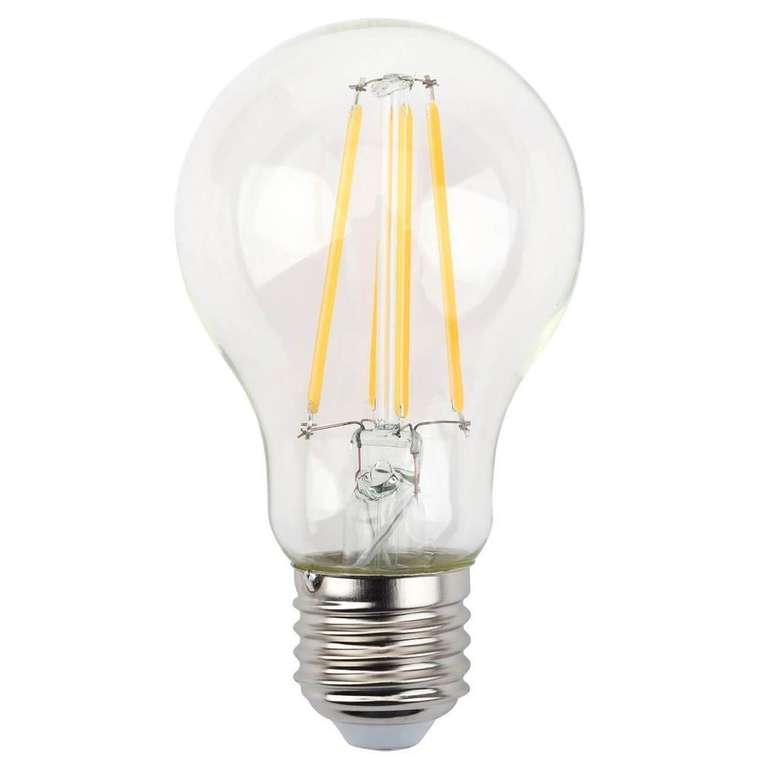Лампа светодиодная филаментная E27 13W 2700K прозрачная