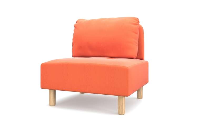 Кресло Свельд оранжевого цвета