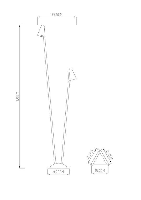 Ландшафтный светильник Arte Lamp MUPHRID A4109PA-2BK