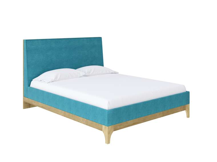 Кровать Odda 140х190 бирюзового цвета