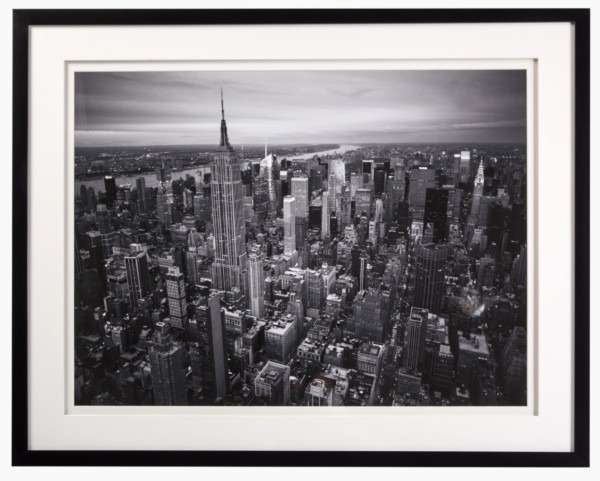 Постер с паспарту в раме "Manhattan looking"