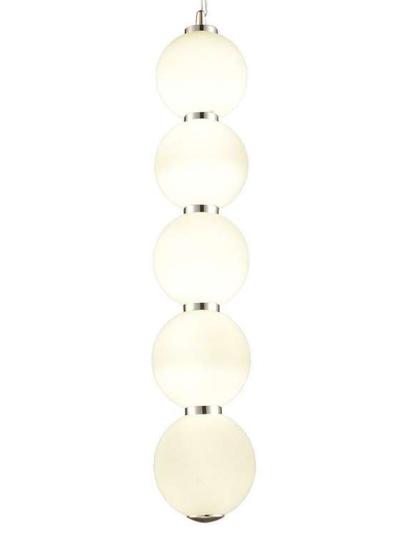 Подвесной светодиодный светильник Loft Led Lamps бело-золотого цвета
