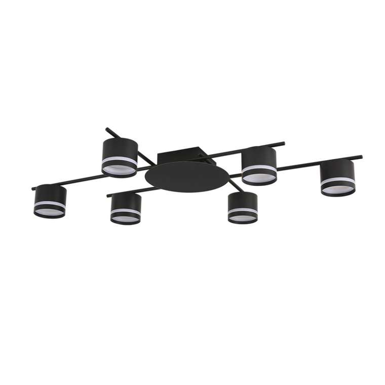 Потолочная люстра Lumion Berty 8362/6C черный, металл/акрил GX53 LED 6*7W 220V BERTY