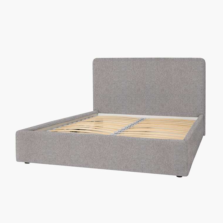 Кровать Cozy 180х200 серого цвета с подъёмным механизмом