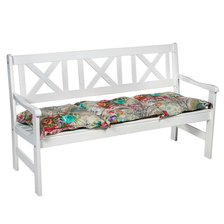 Скамья 3-х местная белая Azzura Europe