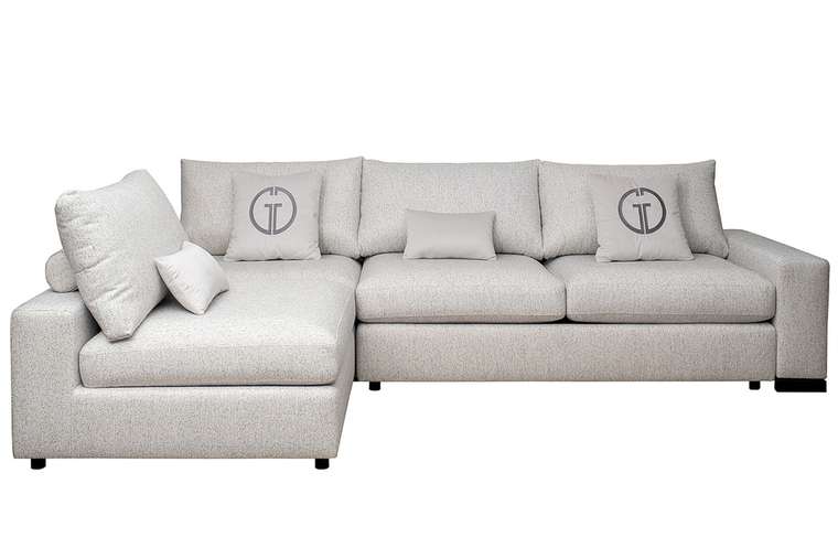 Угловой диван-кровать Manchester №40 серого цвета