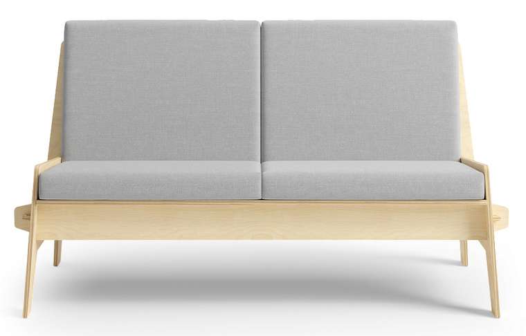 Диван Порту светло-серого цвета