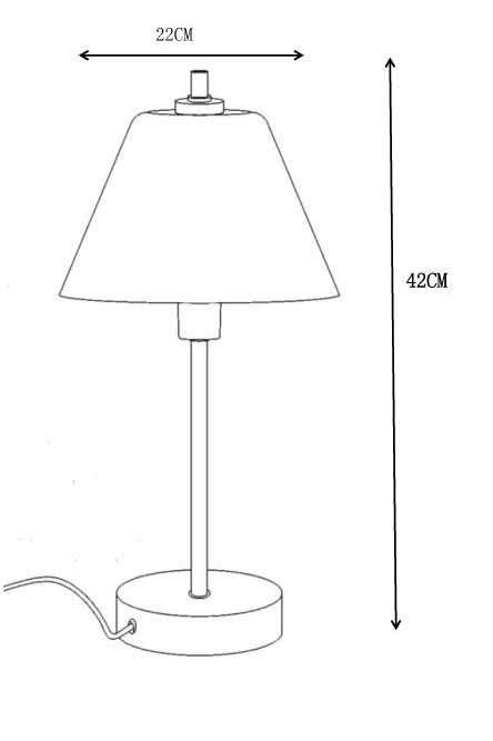 Настольная лампа Touch Two 12561/21/12 (стекло, цвет белый)