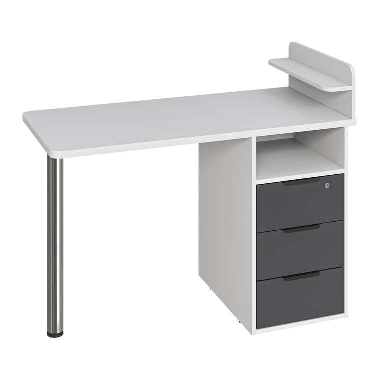 Письменный стол С-405 белого цвета