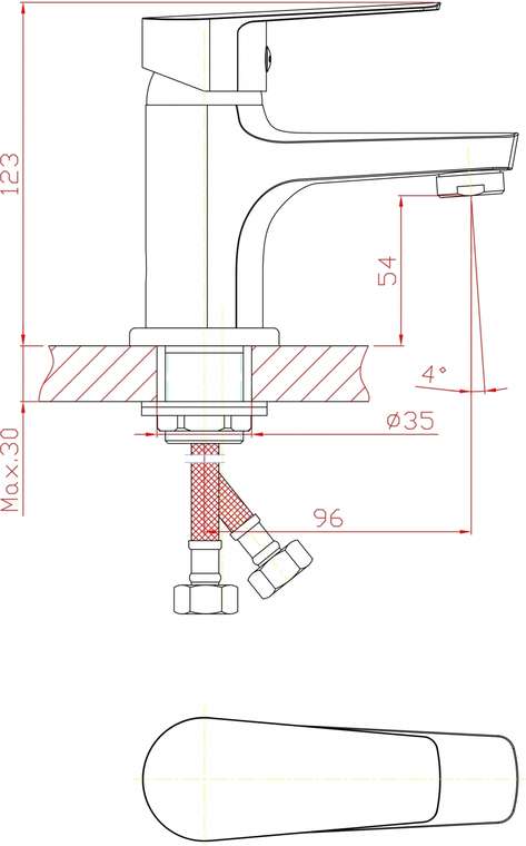 Смеситель Loop для раковины