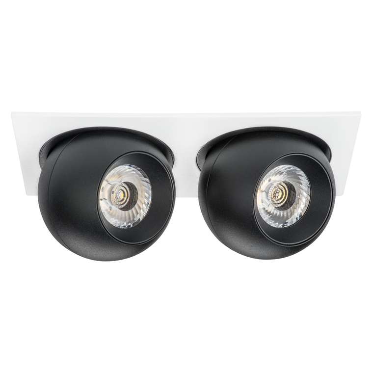 Светильник INTERO LED 9W*2 850LM*2 24G БЕЛЫЙ/ЧЕРНЫЙ 4000K (217526+217074+217074)