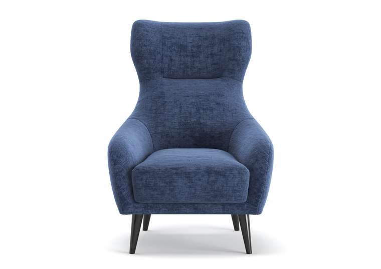 Кресло Shelby синего цвета