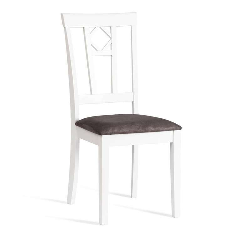 Комплект из двух стульев Camille Soft бело-серого цвета