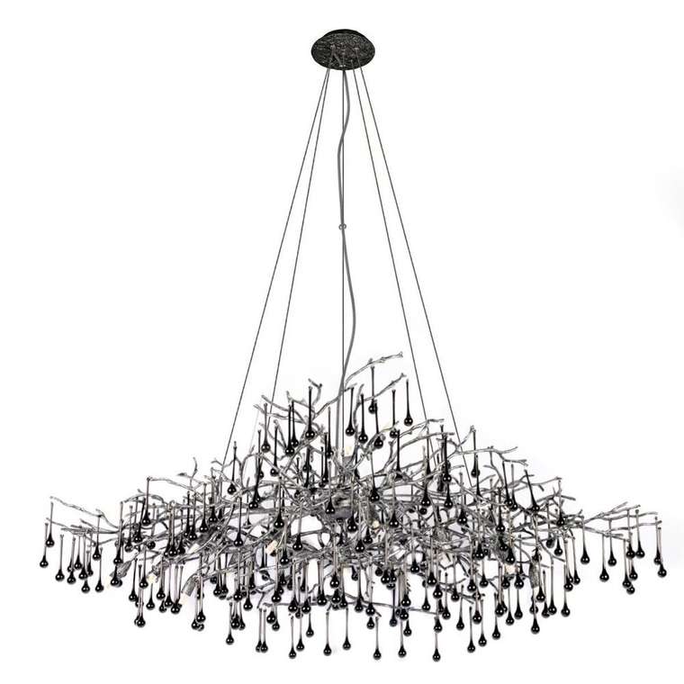 Большая люстра Bijout 10067/1500 BK (металл, цвет черный)