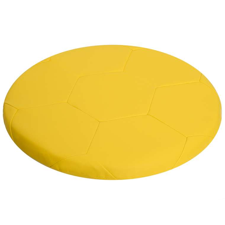 Подушка-сидушка желтого цвета